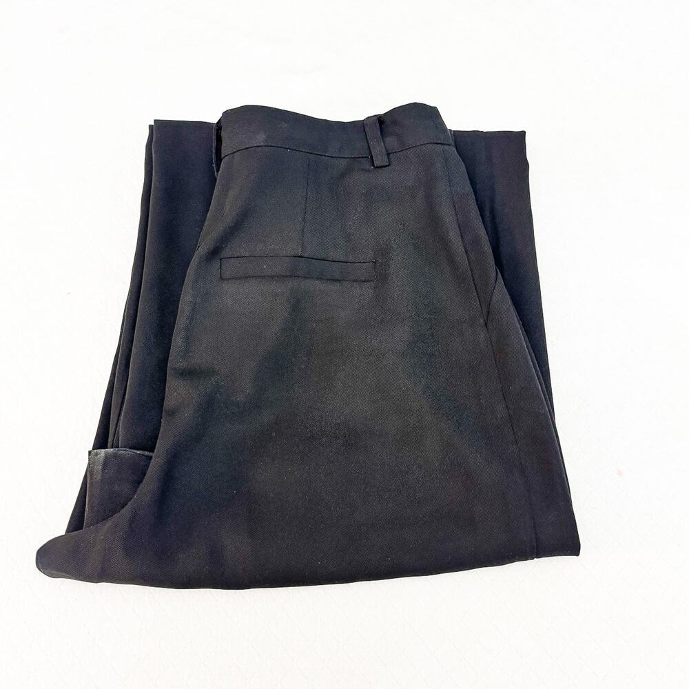 NAKD Black Wide Leg Dress Pant Front Pockets Size 38